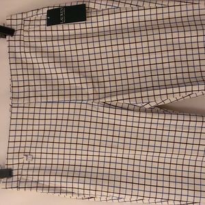 Lauren Ralph  Plaid Pants Color: White Mu Sz:4